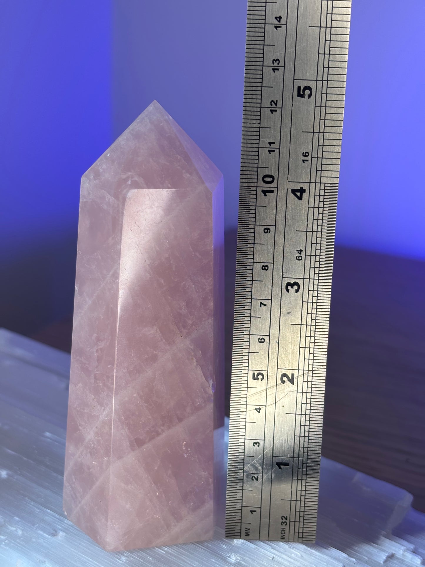 High Grade XL Rose Quartz Tower