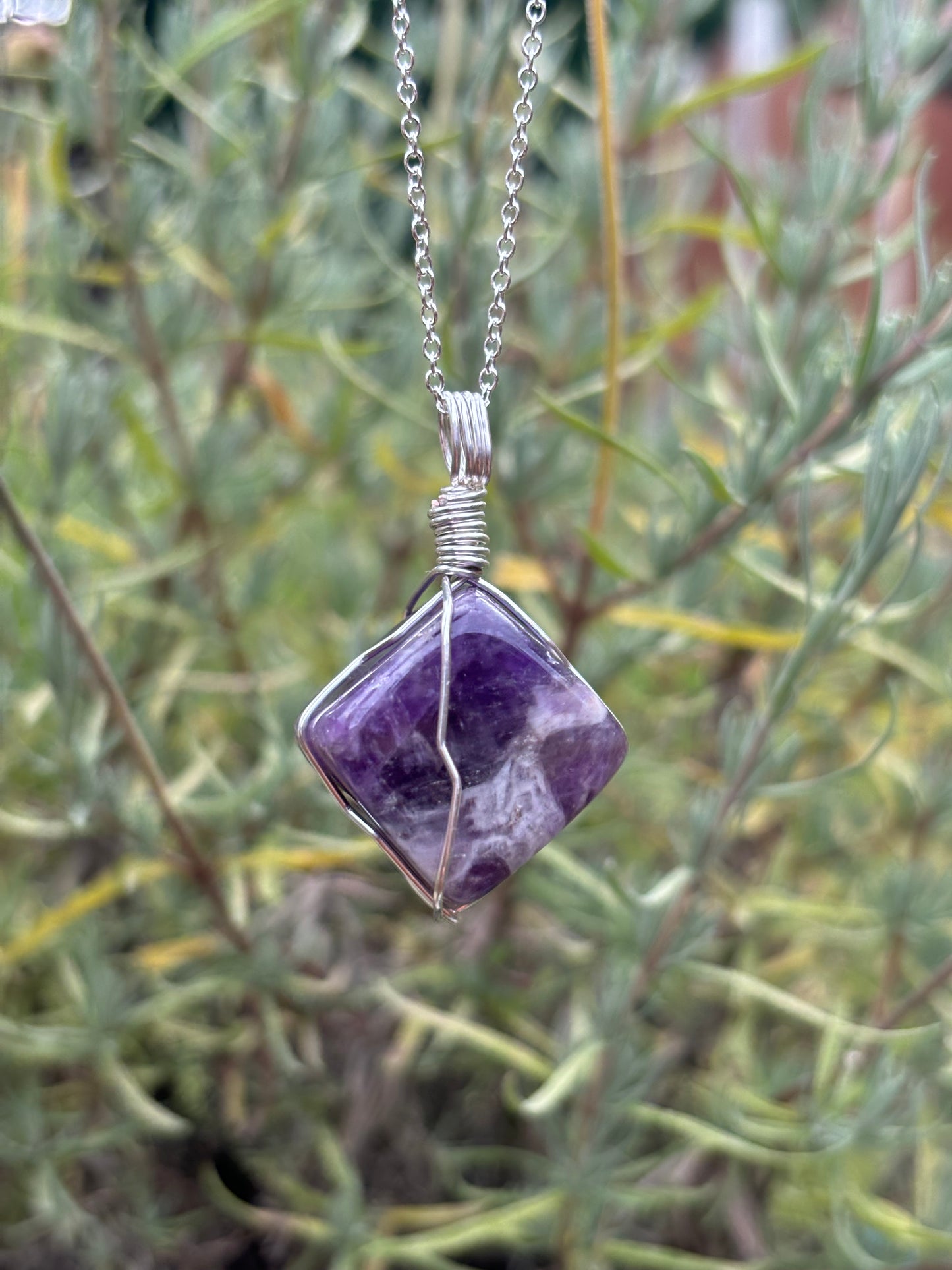 Amethyst Necklace - Stone Of Zen