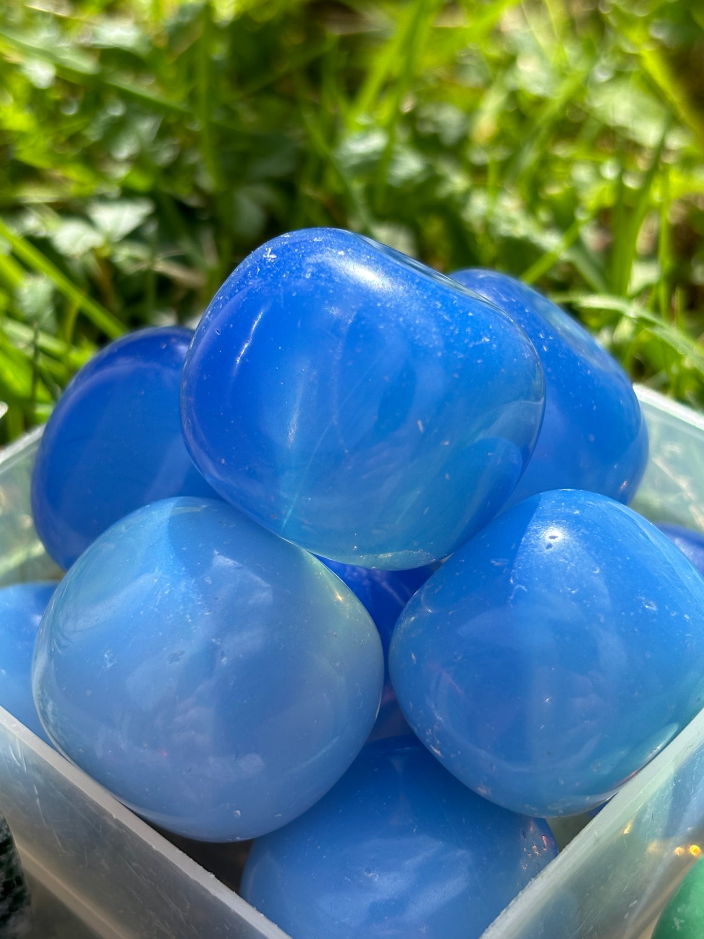 Opalite tumblestone - Confidence Stone