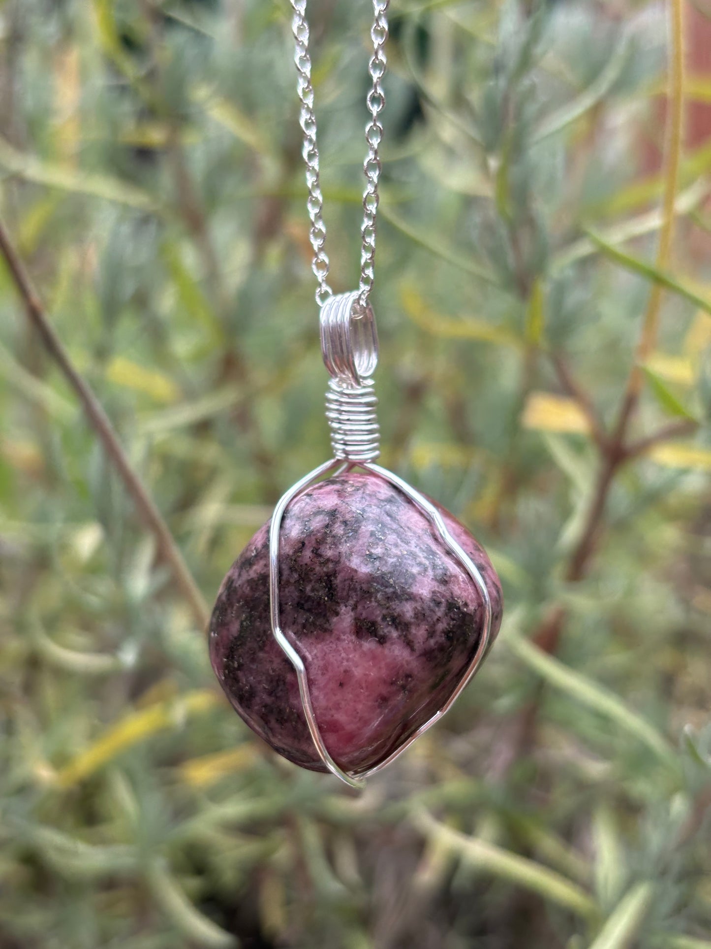 Rhodonite Necklace - Emotional Healing