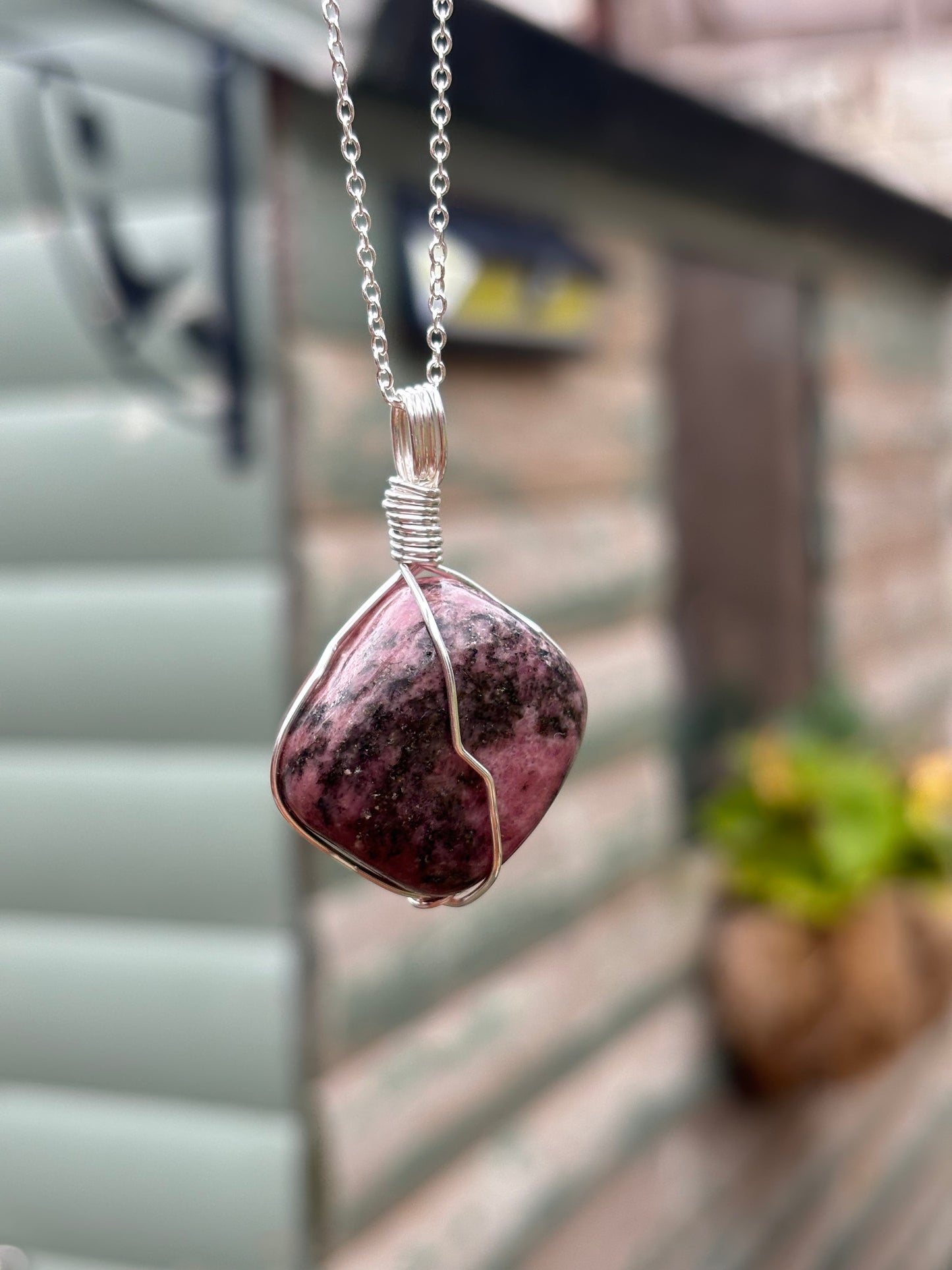Rhodonite Necklace - Emotional Healing