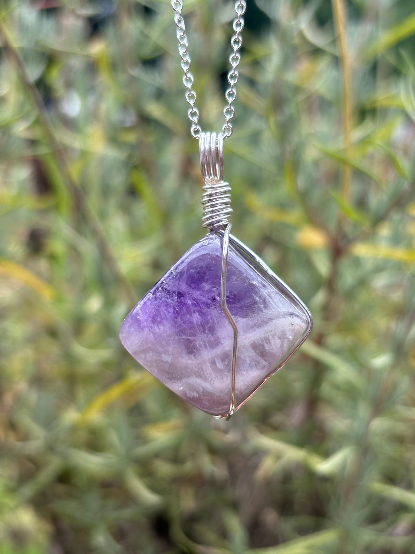 Deep Purple Amethyst Necklace