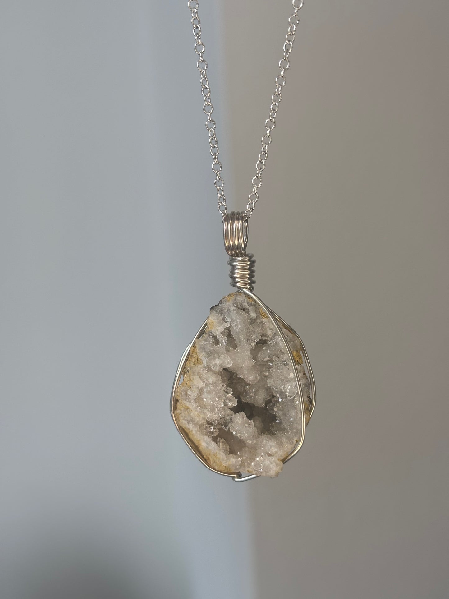 Quartz Geode Necklace