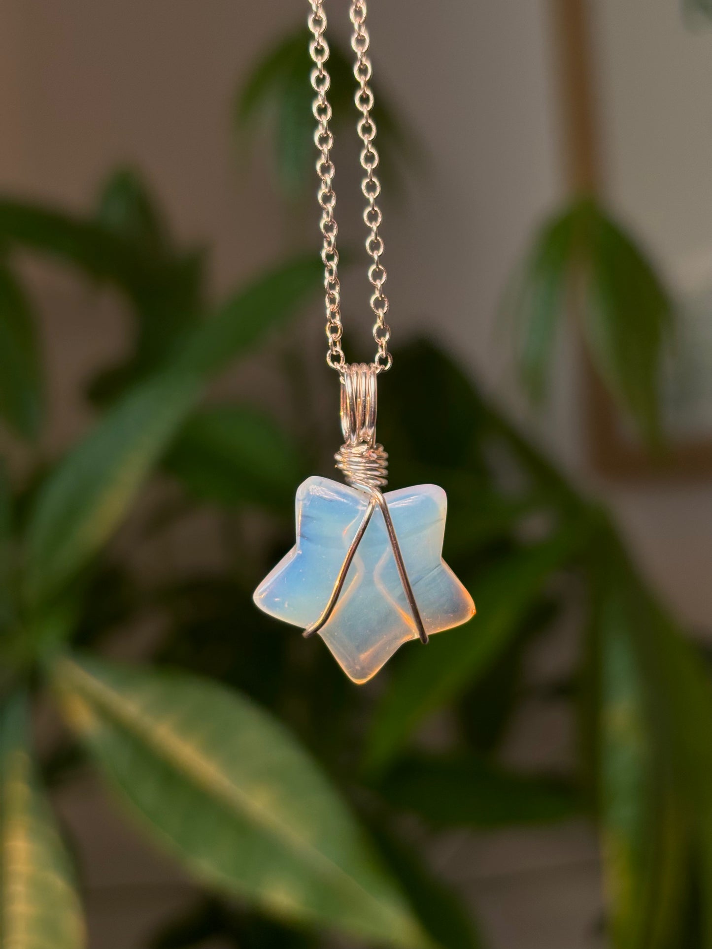 Opalite Star Necklace