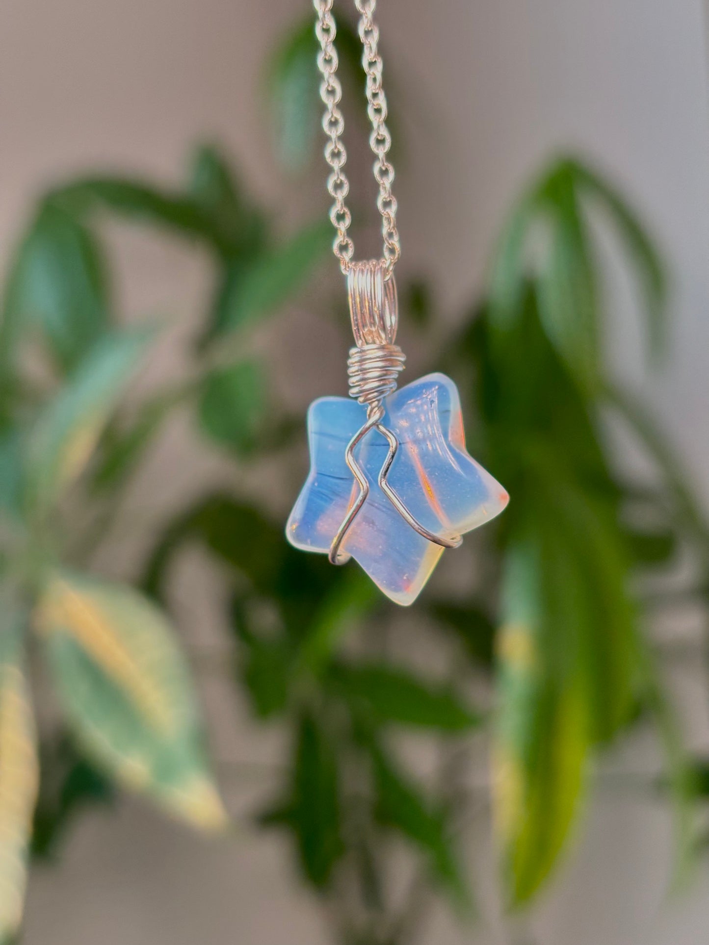 Opalite Star Necklace