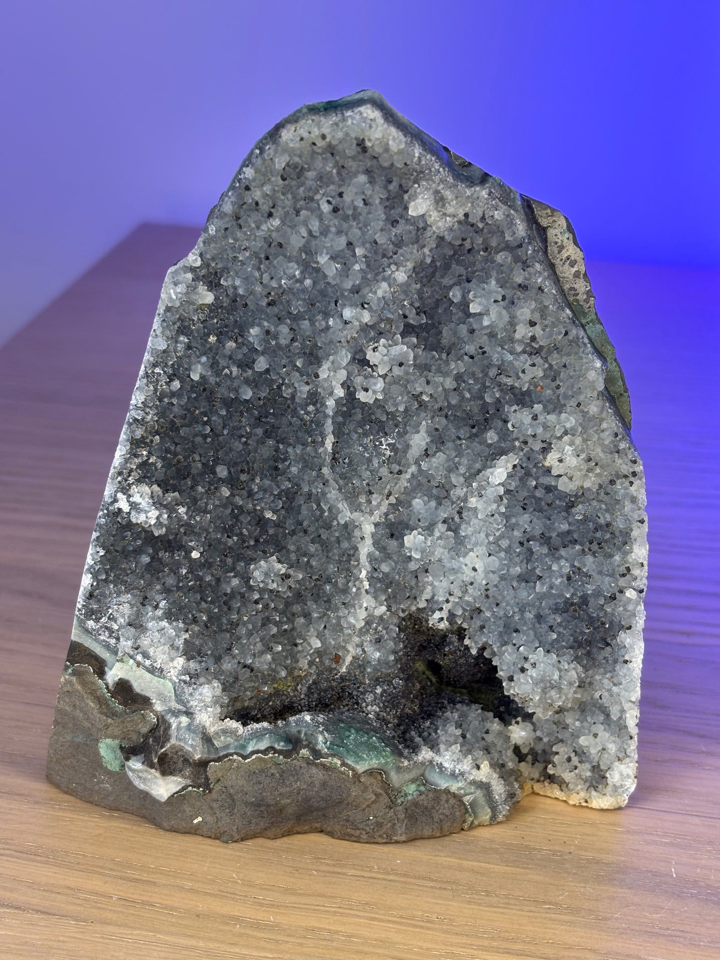 Galaxy Amethyst Cave – Rare Black Amethyst Crystal