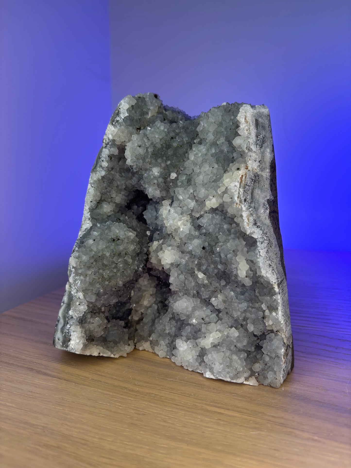 Galaxy Amethyst Cave – Rare Black Amethyst Crystal Geode