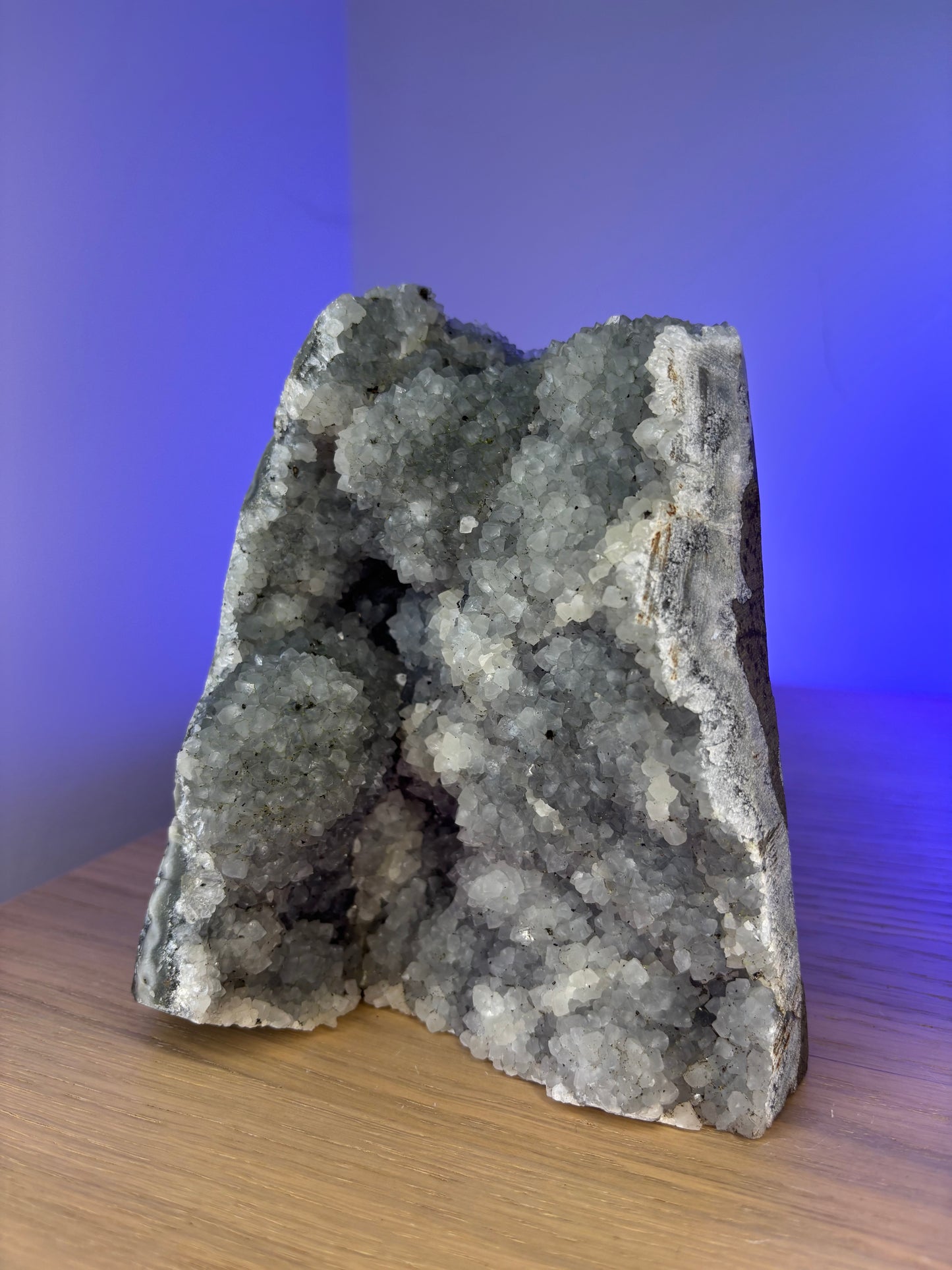 Galaxy Amethyst Cave – Rare Black Amethyst Crystal Geode