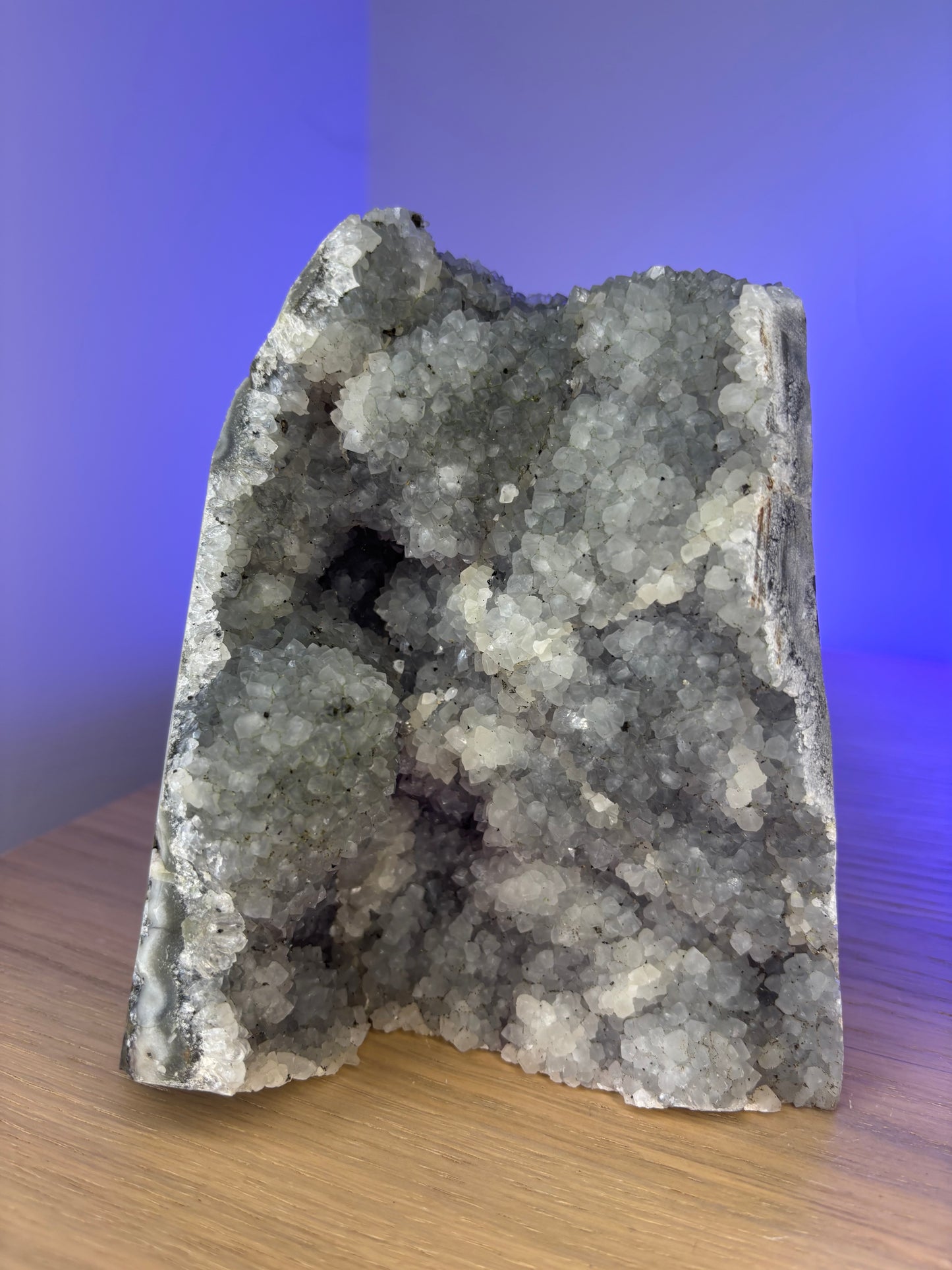 Galaxy Amethyst Cave – Rare Black Amethyst Crystal Geode