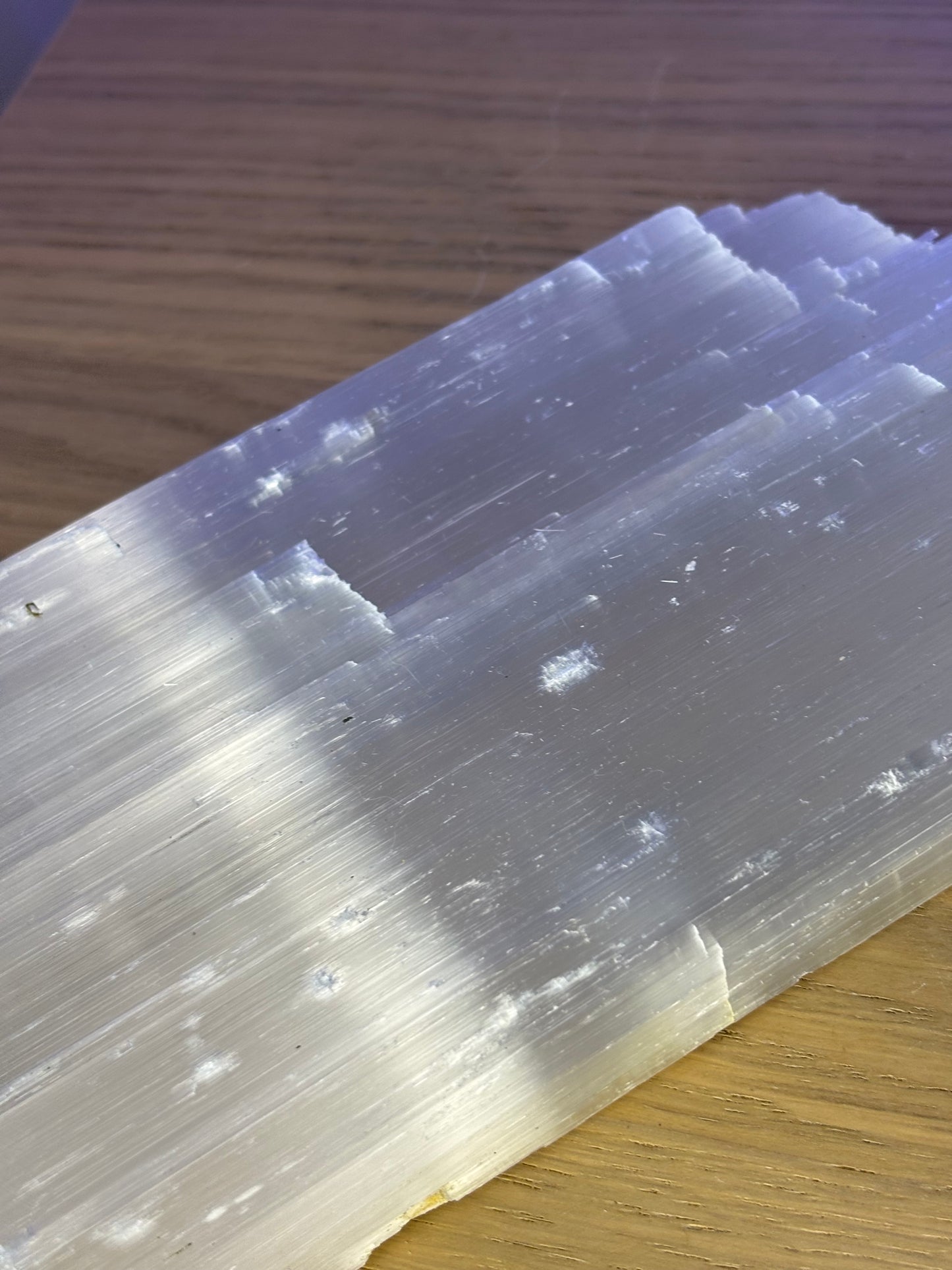 Satin Spar Slab - Selenite