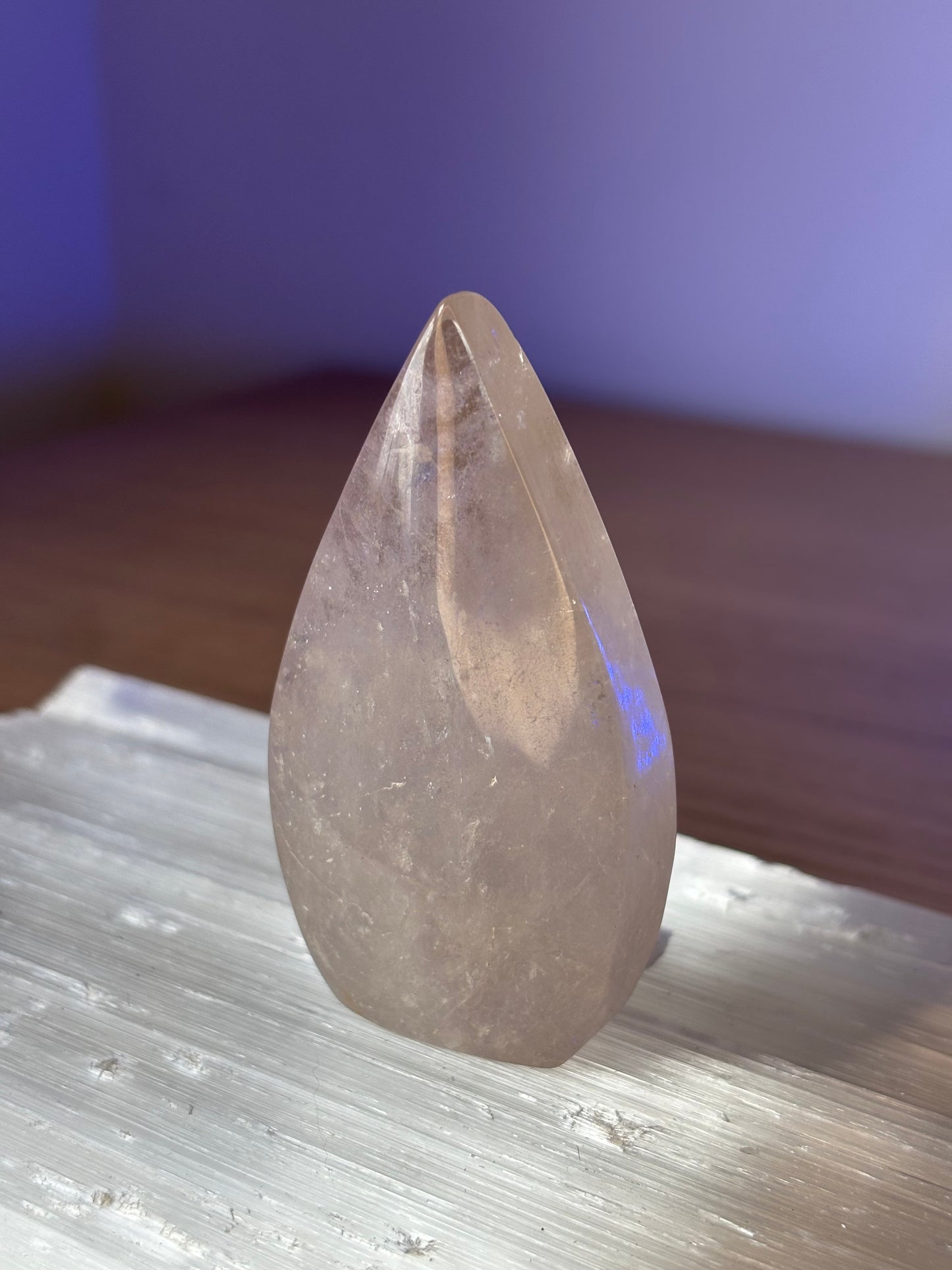 Clear Quartz Teardrop Freeform