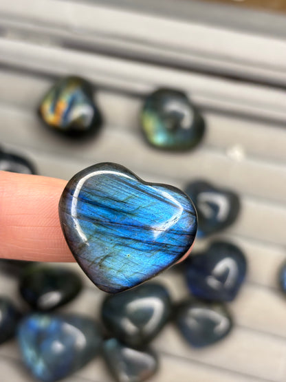 Labradorite Hearts