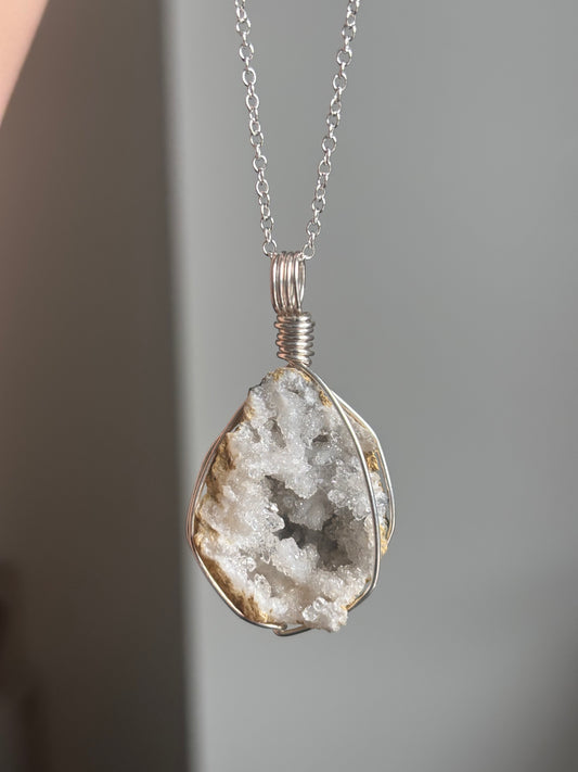 Quartz Geode Necklace