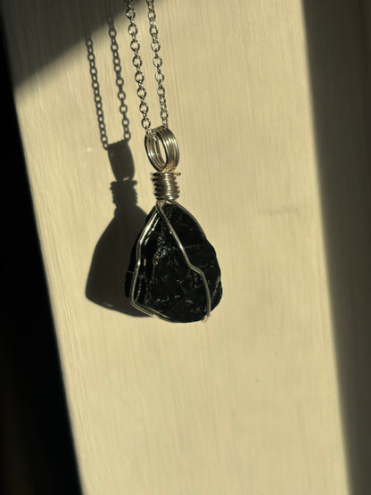 Black Tourmaline Necklace - Protection