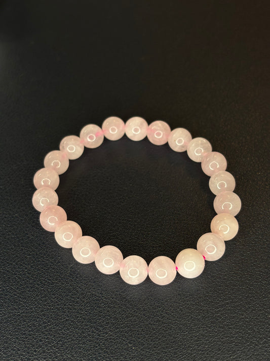 Rose Quartz Beaded Bracelet