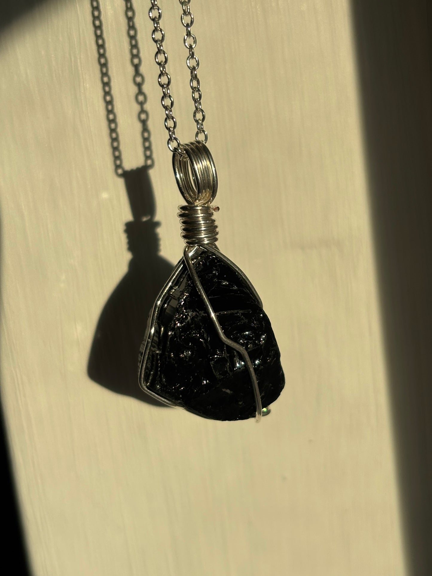 Black Tourmaline Necklace - Protection