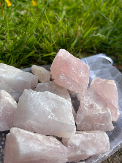 Raw Rose Quartz