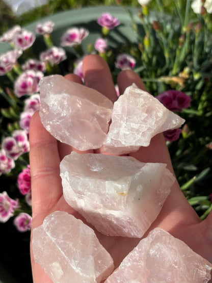 Raw Rose Quartz