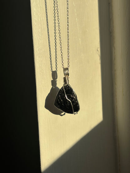 Black Tourmaline Necklace - Protection