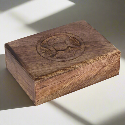 7x5in Triple Moon Tarot Card Box