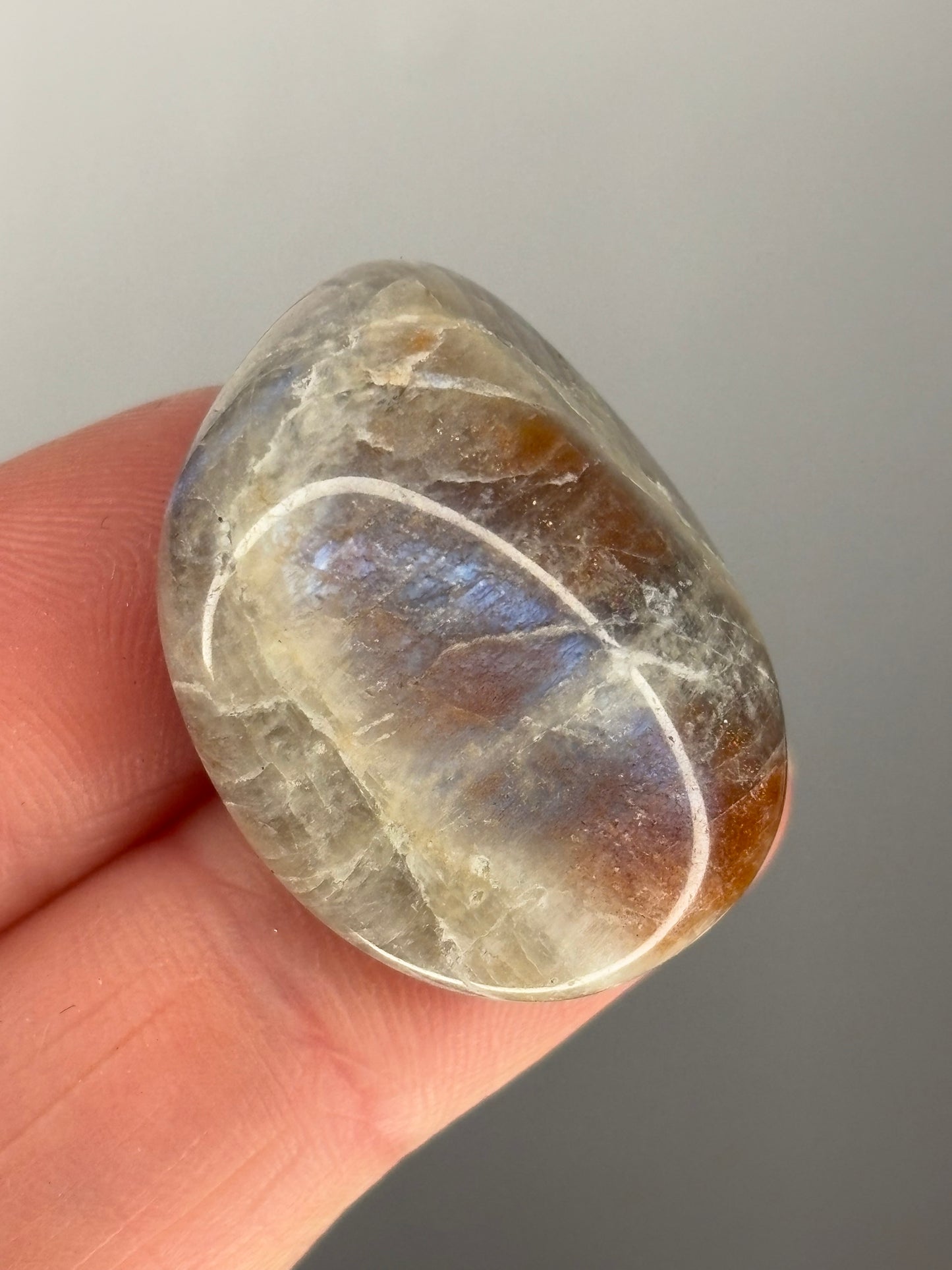 Belomorite Moonstone Tumblestone