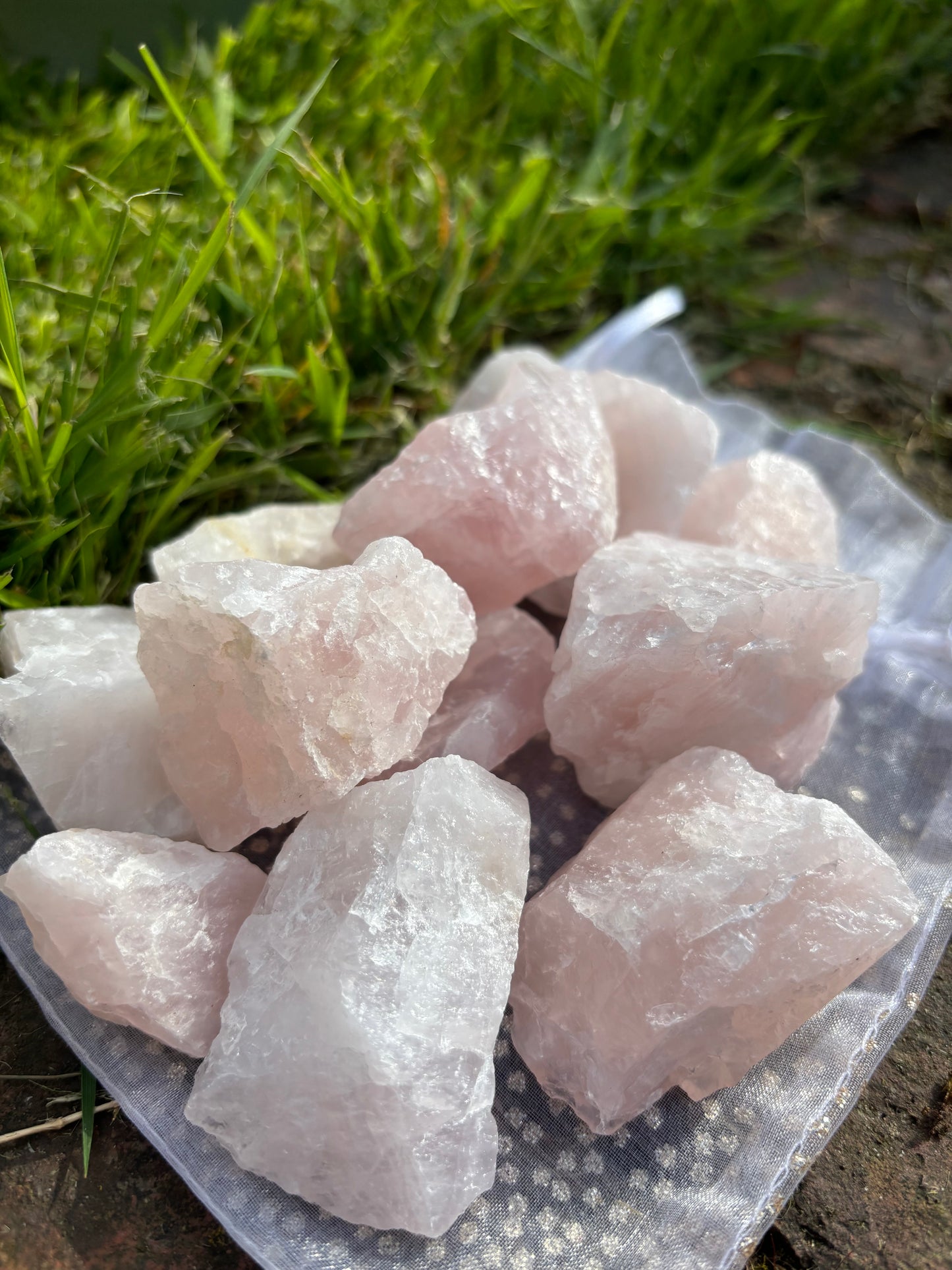 Raw Rose Quartz