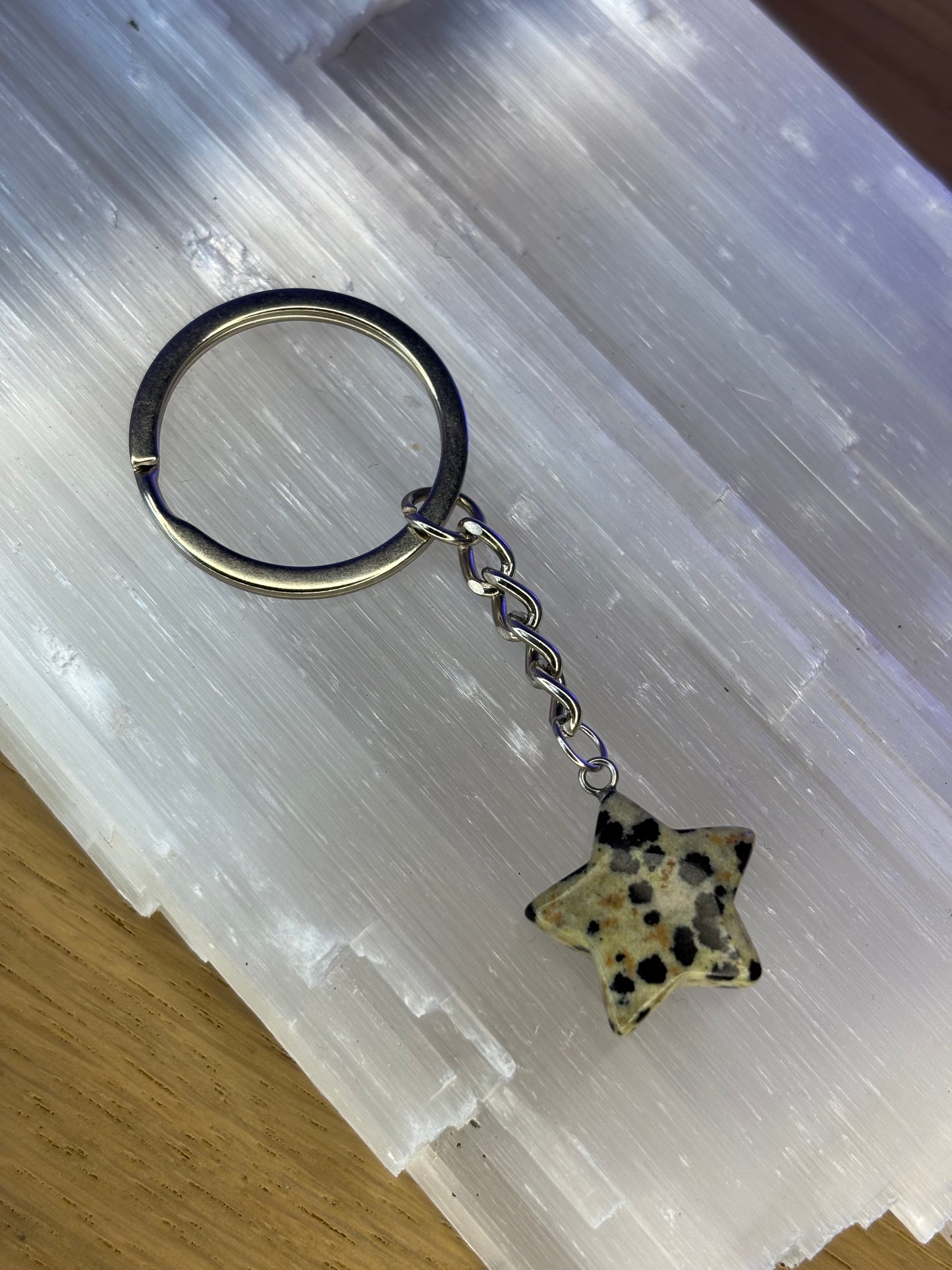 Crystal Star Keyring