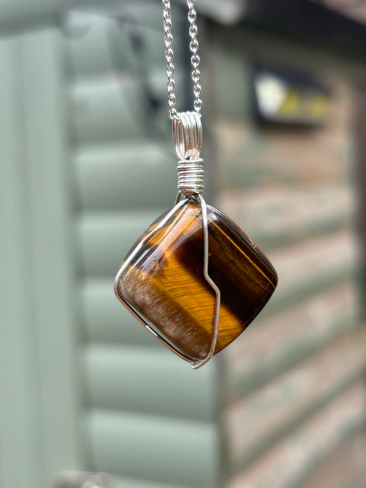 Tigers Eye Necklace - Protection Stone