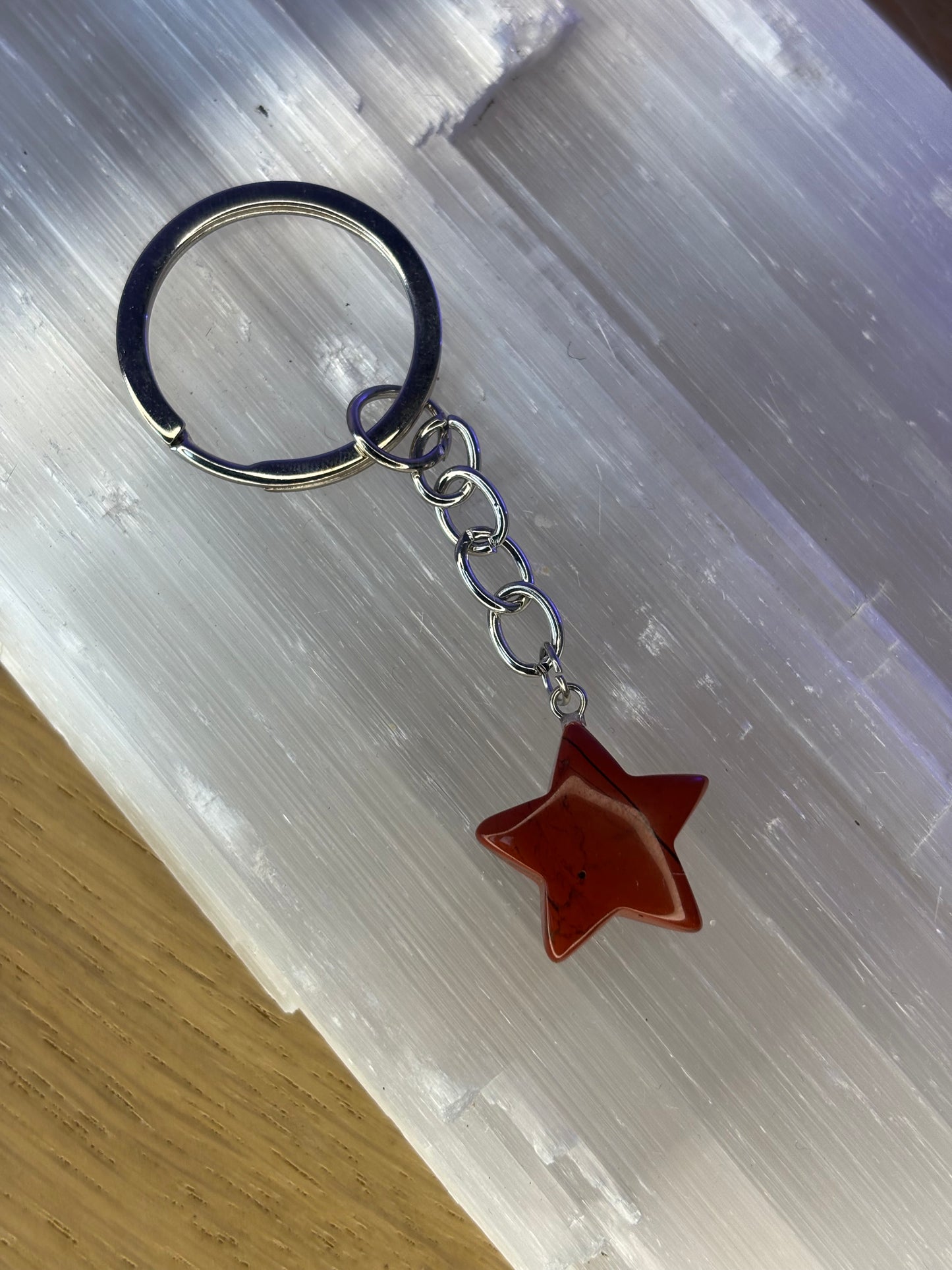 Crystal Star Keyring
