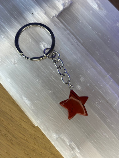 Crystal Star Keyring