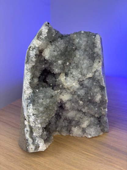 Galaxy Amethyst Cave – Rare Black Amethyst Crystal Geode