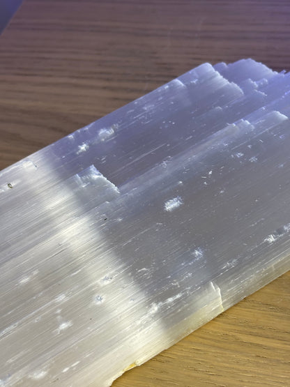 Satin Spar Slab - Selenite