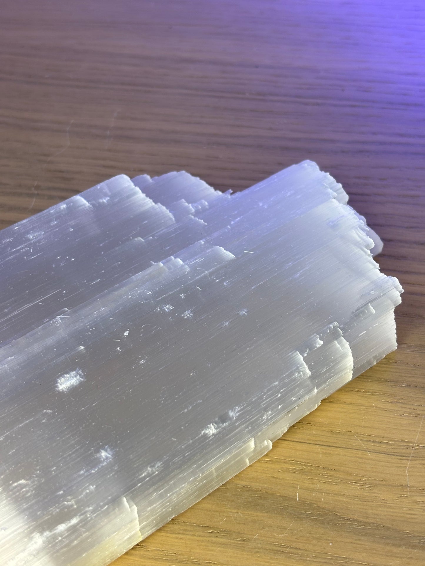 Satin Spar Slab - Selenite