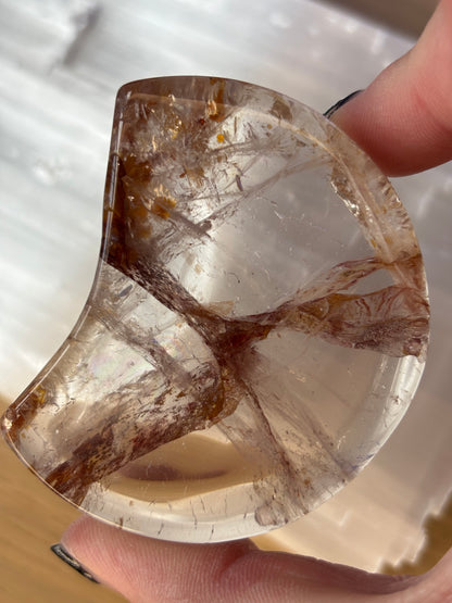 Fire Quartz Moon Dish