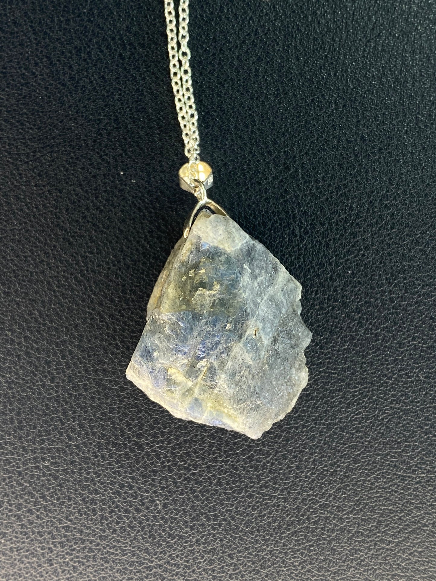 Raw sale labradorite necklace