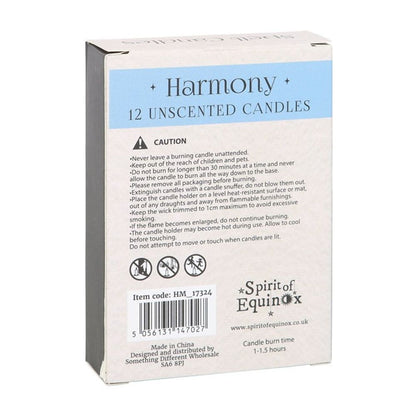 Pack of 12 Harmony Spell Candles